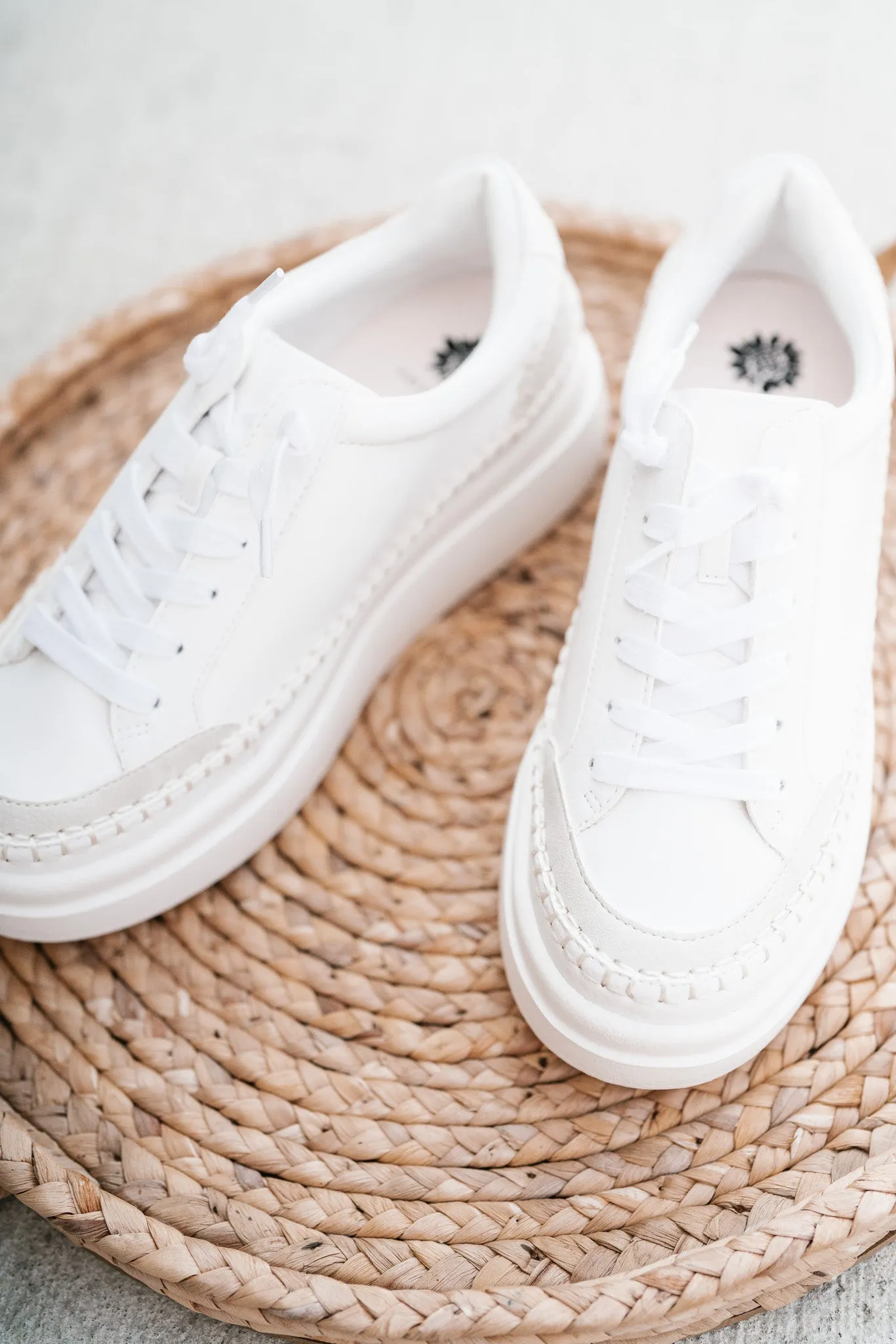 Eloise Platform Sneaker - White