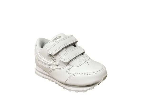 Fila sneakers da bambino Orbit Velcro Infants 1011080.84T white gray