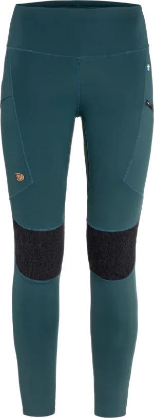 Fjällräven Women&#x27;s Abisko Trekking Tights HD Mountain Blue | Buy Fjällräven Women&#x27;s Abisko Trekking Tights HD Mountain Blue here | Outnorth