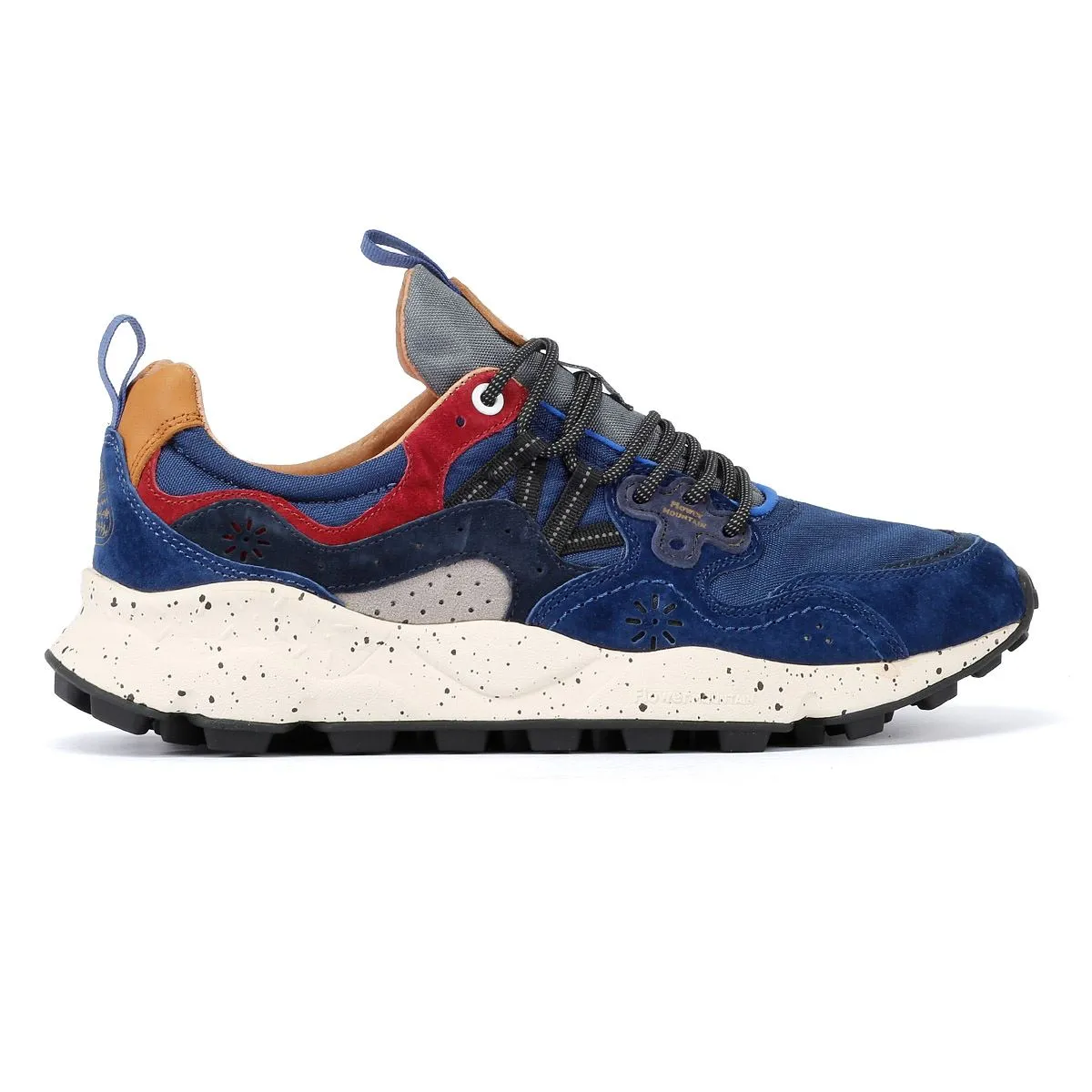 Flower Mountain Yamano 3 Suede Men's Light Navy/Orange Trainers