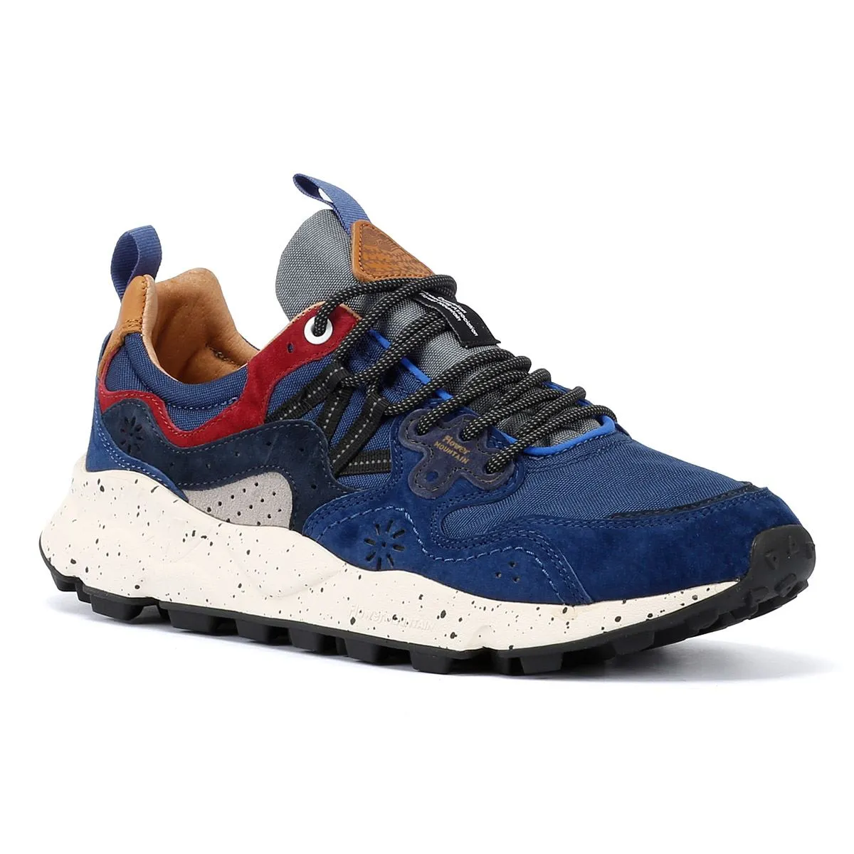 Flower Mountain Yamano 3 Suede Men's Light Navy/Orange Trainers