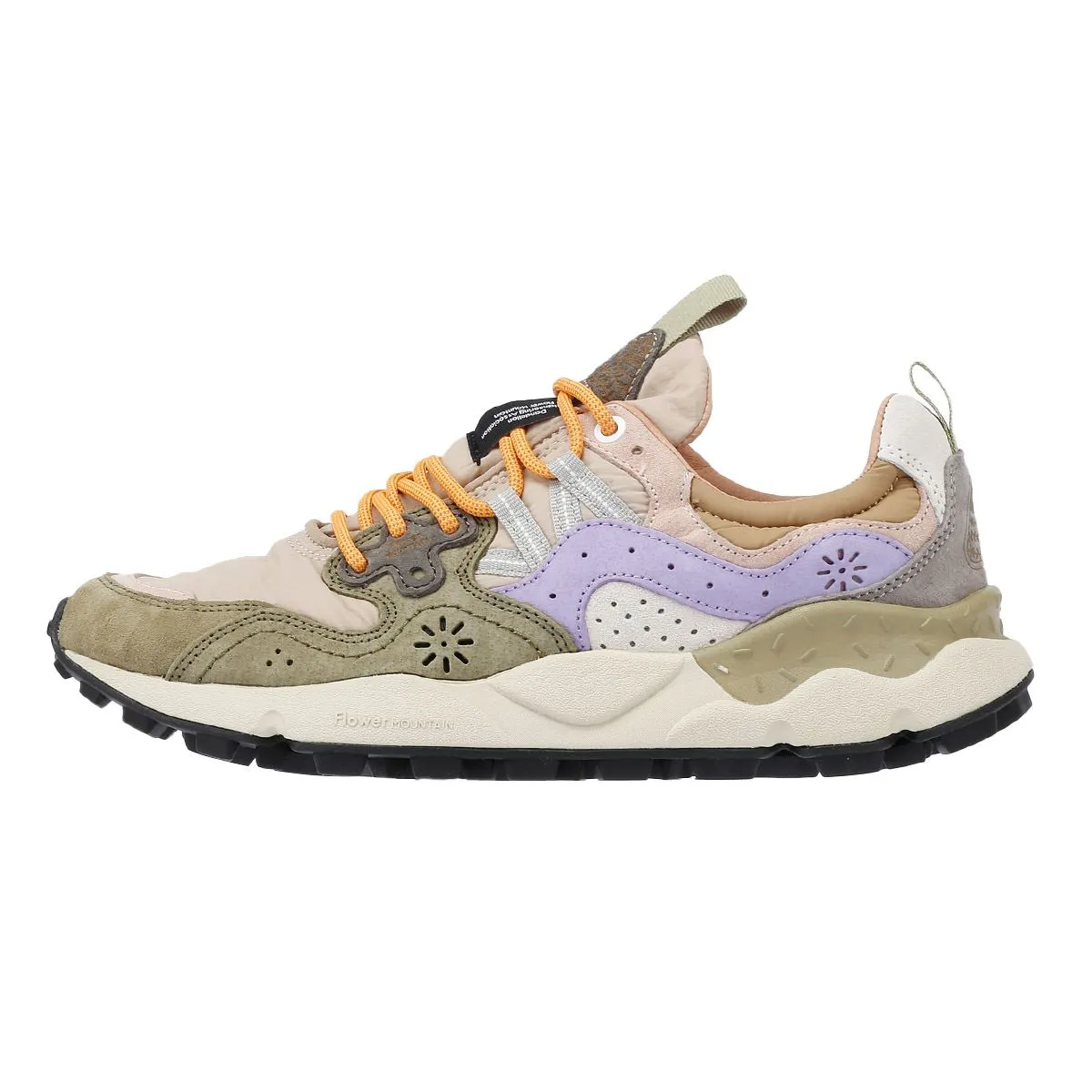 Flower Mountain Yamano 3 Suede Militare/Taupe/Violet Trainers