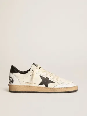 Golden Goose - Sneakers Ball Star - Blanc/Noir