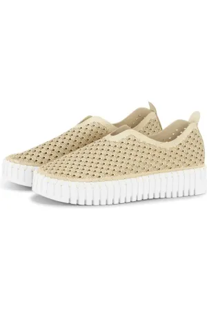 Ilse Jacobsen Hornbæk Tulipu 0023 Platform Sneakers  | Platin 780