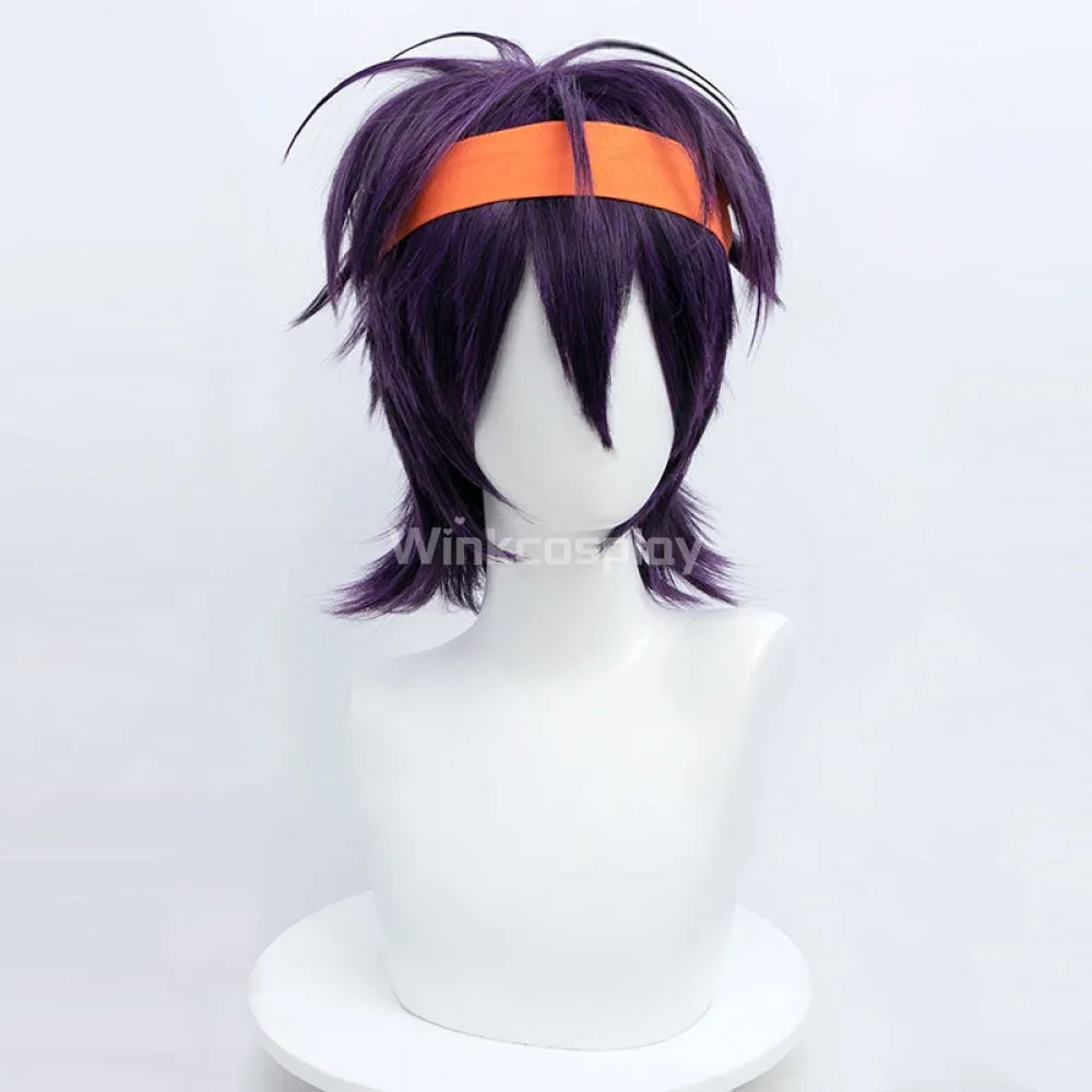 JoJo's Bizarre Adventure: Vento Aureo Golden Wind Narancia Ghirga Halloween Purple Cosplay Wig