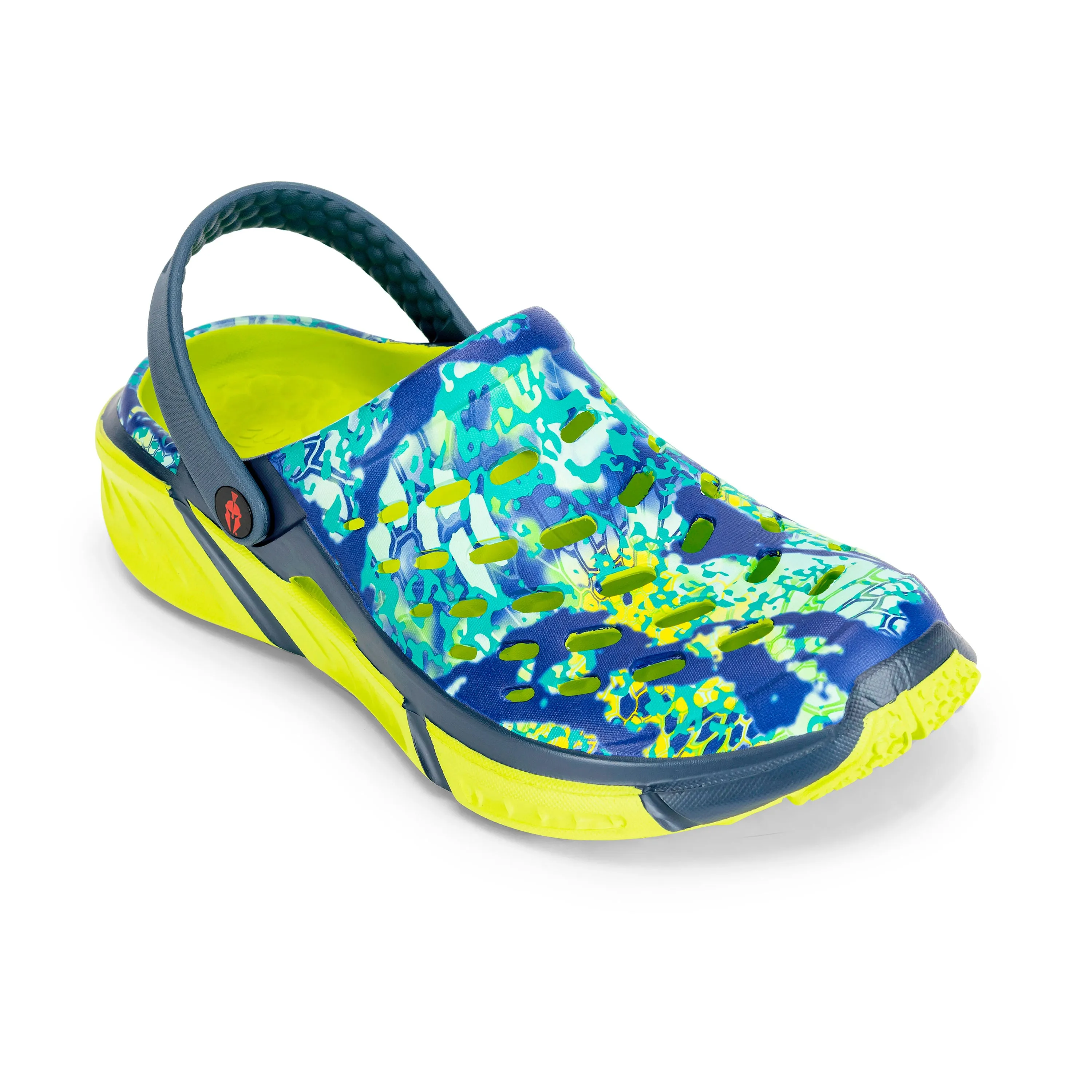 Joybees Mens Trekking Clog Graphic Kryptek Mahi Mahi Citrus