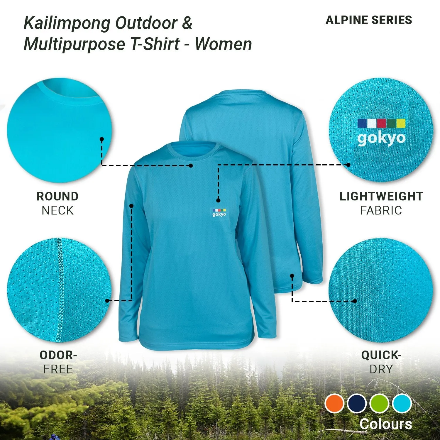 Kalimpong Outdoor & Multipurpose Tshirt - Women