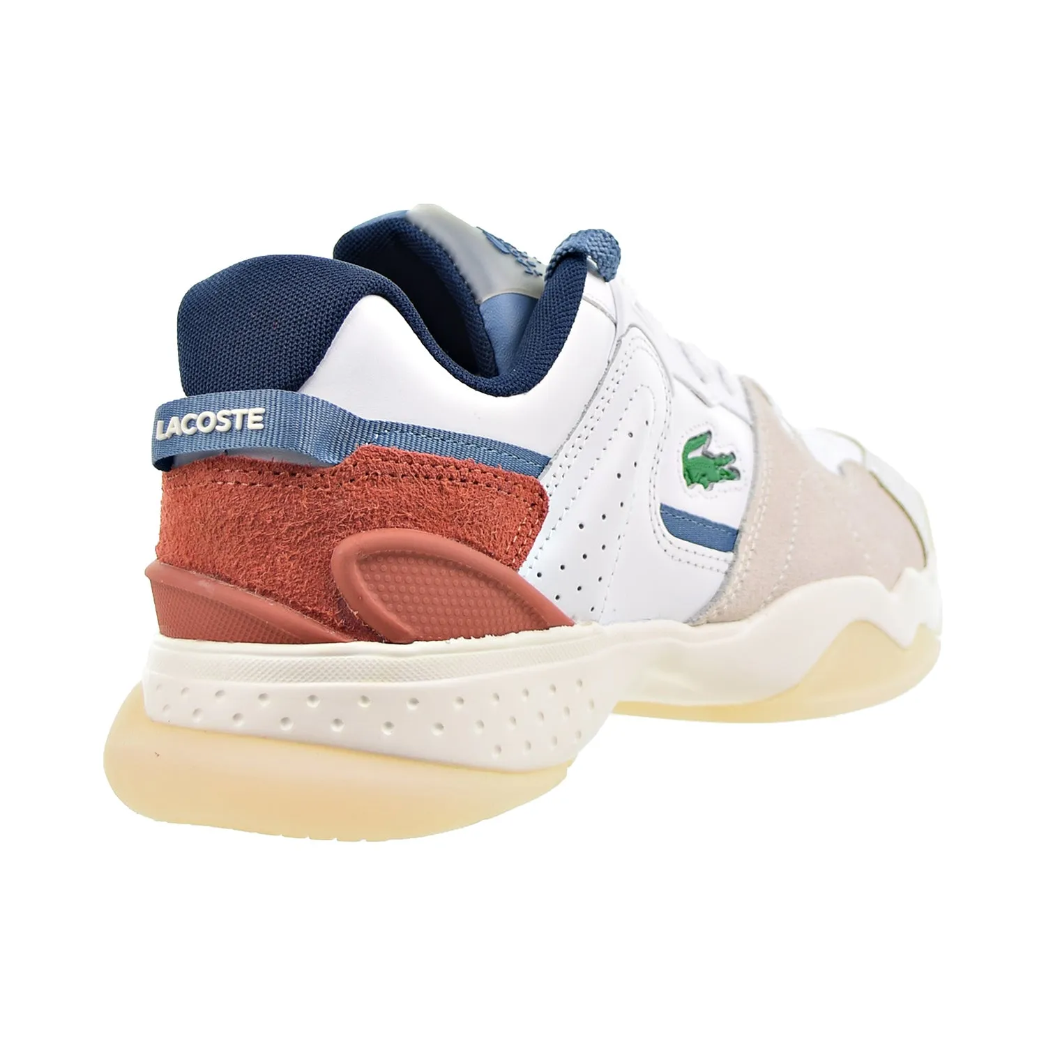 Lacoste T-Point 0121 3 SMA Men's Shoes White-Blue