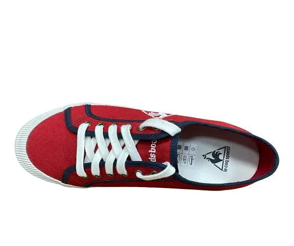 Le Coq Sportif scarpa sneakers da adulto Deauville Tricolore 1311269 rosso blu bianco