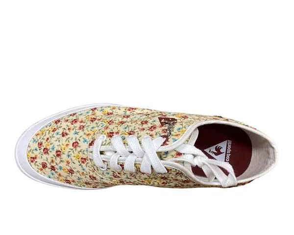 Le Coq Sportif scarpa sneakers da ragazza con fiori Grandville 1511035 fantasia