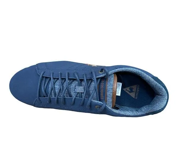 Le Coq Sportif scarpa sneakers da uomo in tela Courtcraft 1620413 blu