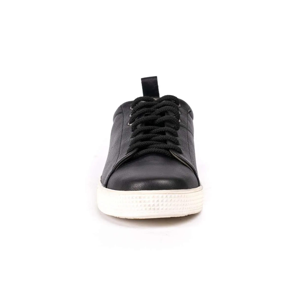 Leather Sneakers Black