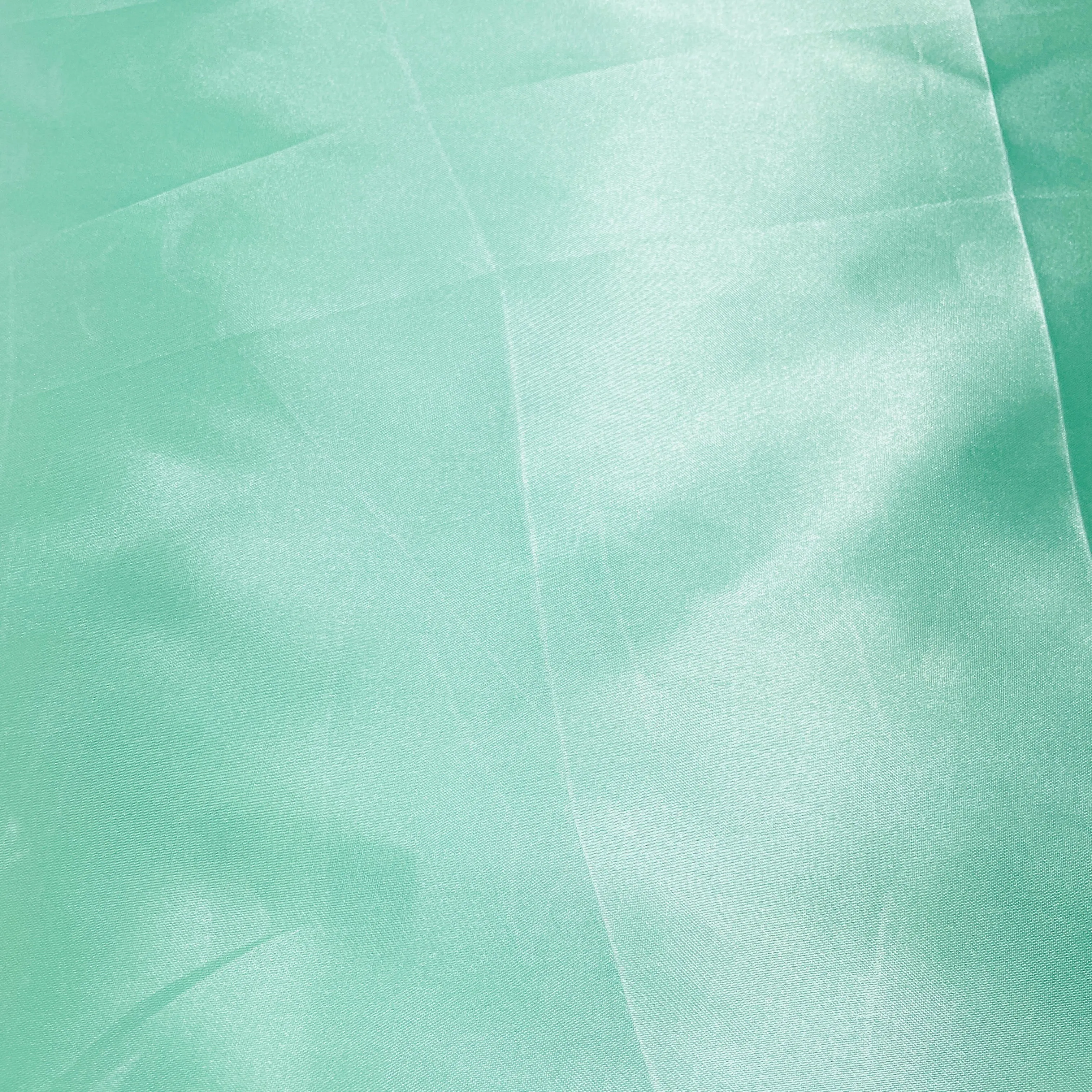 Light Green Solid Satin Fabric