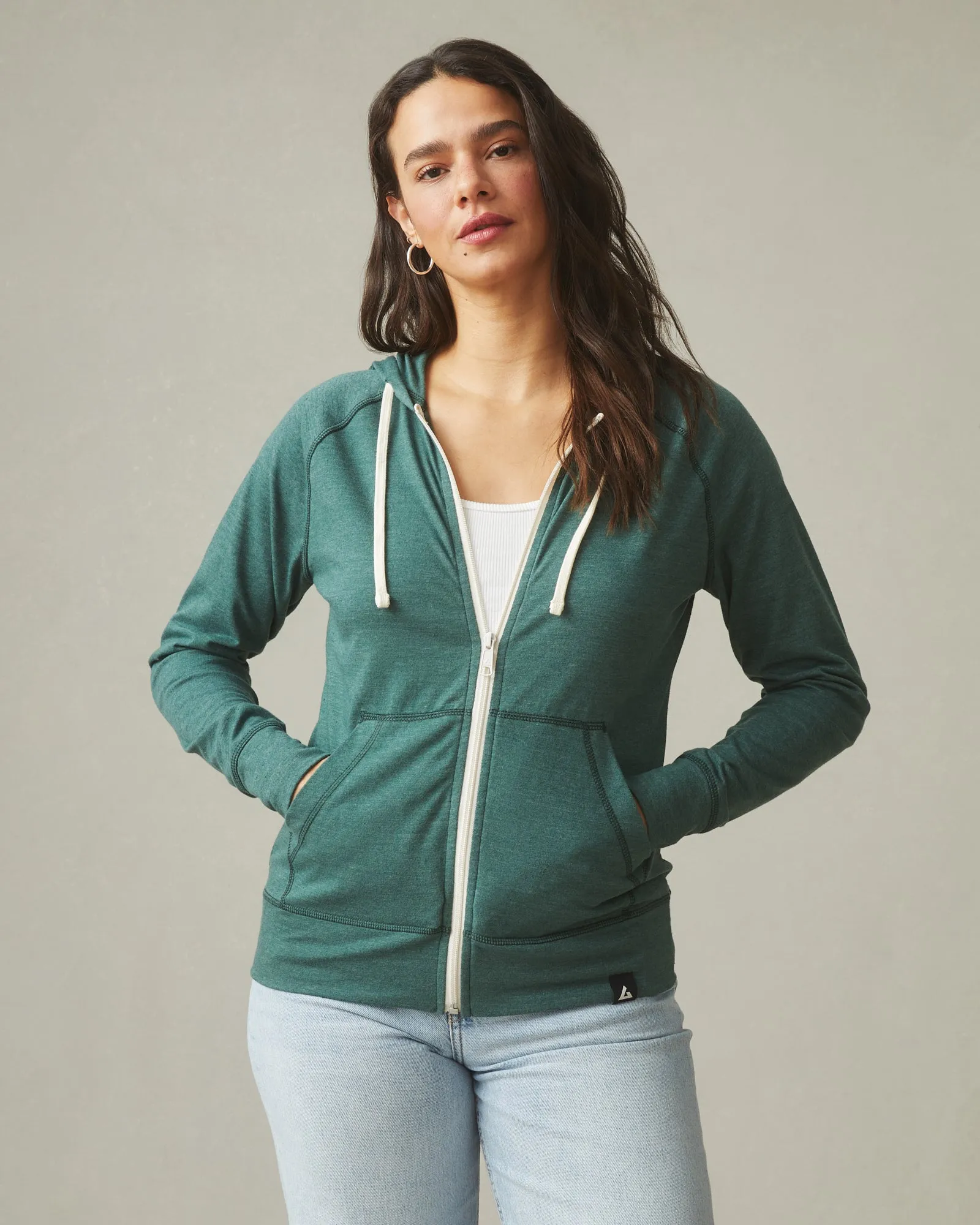 Lightweight Full Zip - Trekking Green