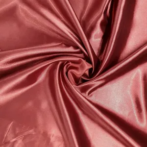 Maroon Solid Semi Satin Fabric