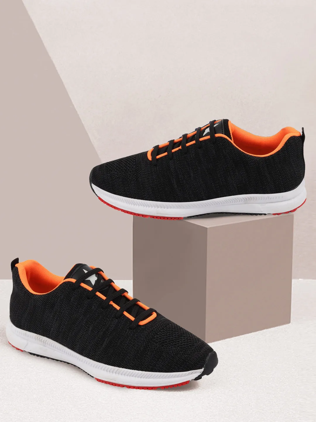 Men Black Sports & Outdoor Running Shoes