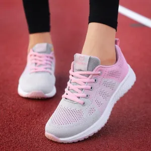 Mesh Pattern Sneakers: Fashion Casual