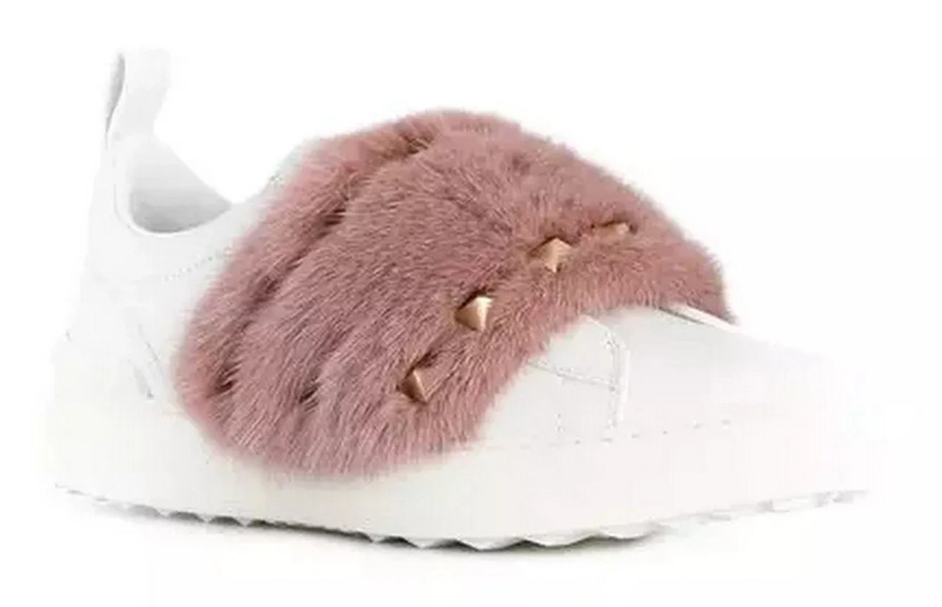 Mink Fur Sneakers