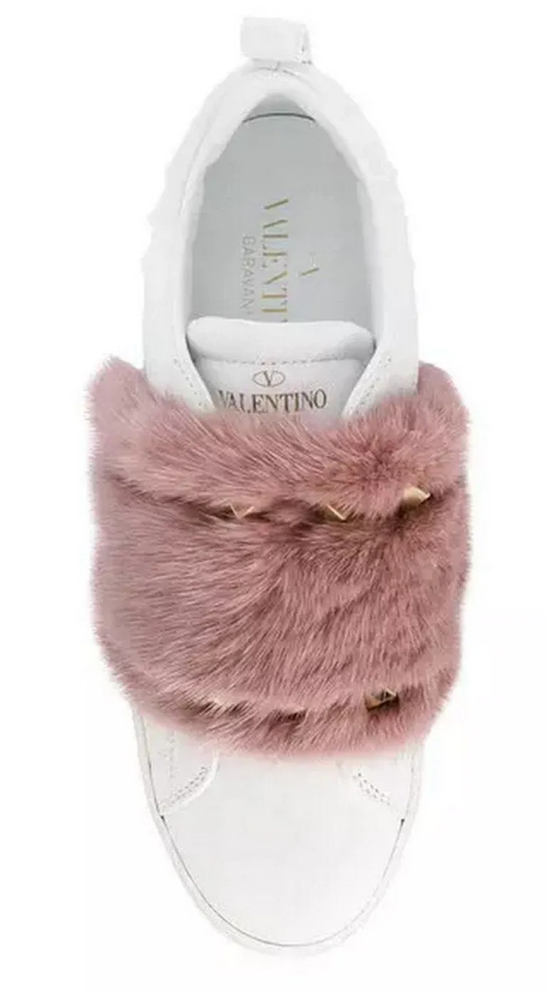 Mink Fur Sneakers