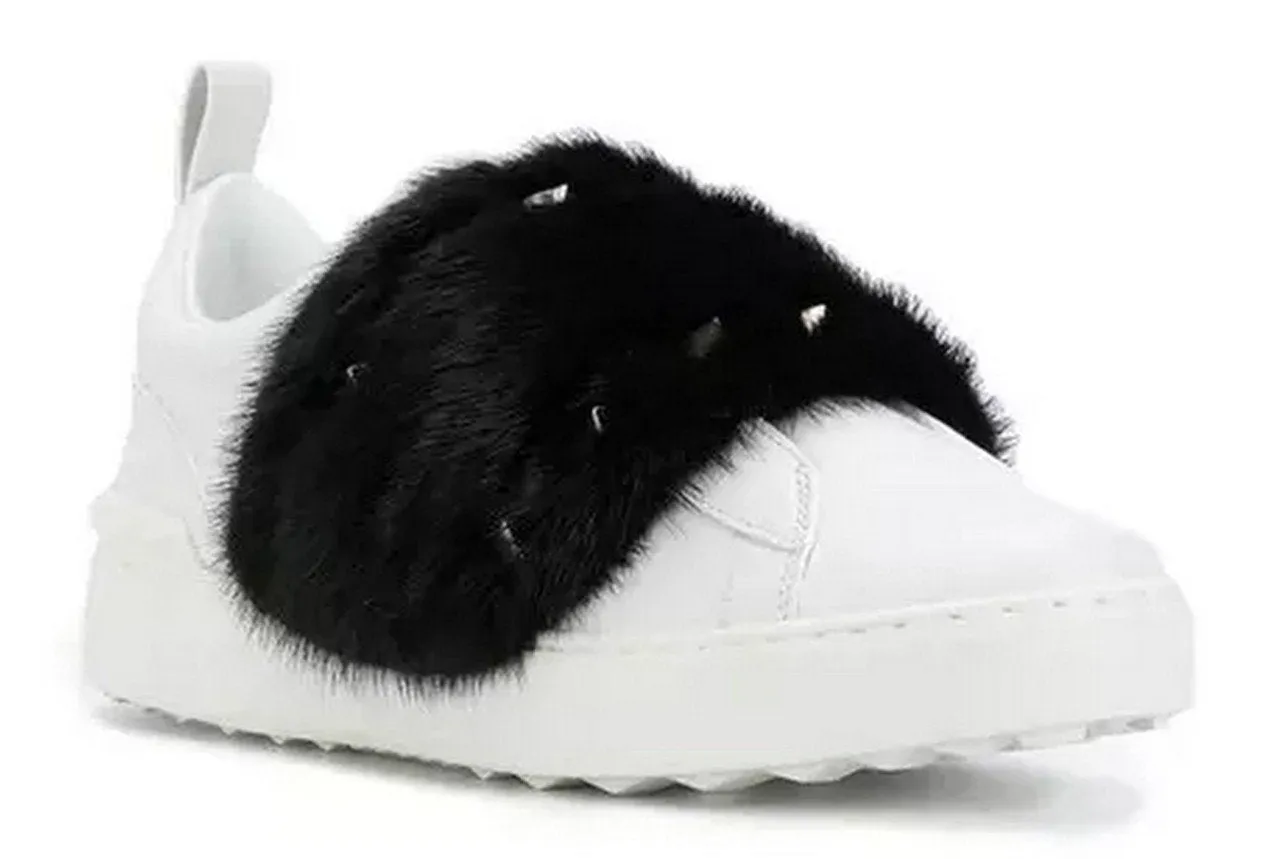 Mink Fur Sneakers