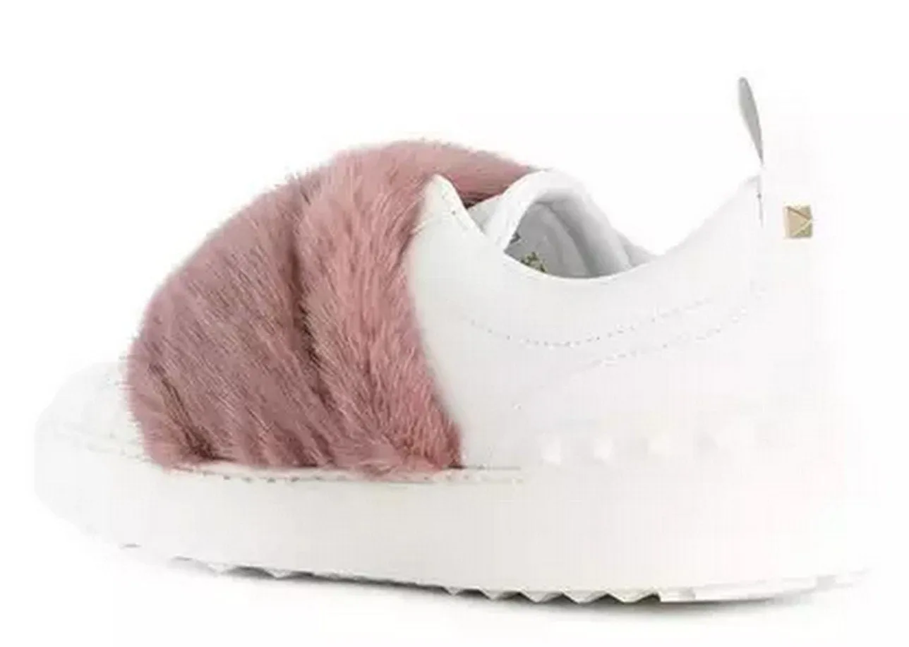 Mink Fur Sneakers