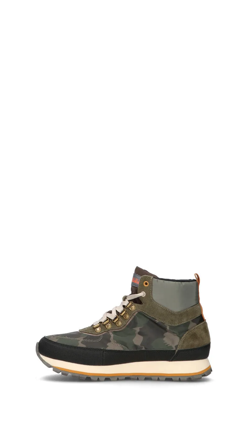 NAPAPIJIRI Scarpa trekking donna verde militare in pelle