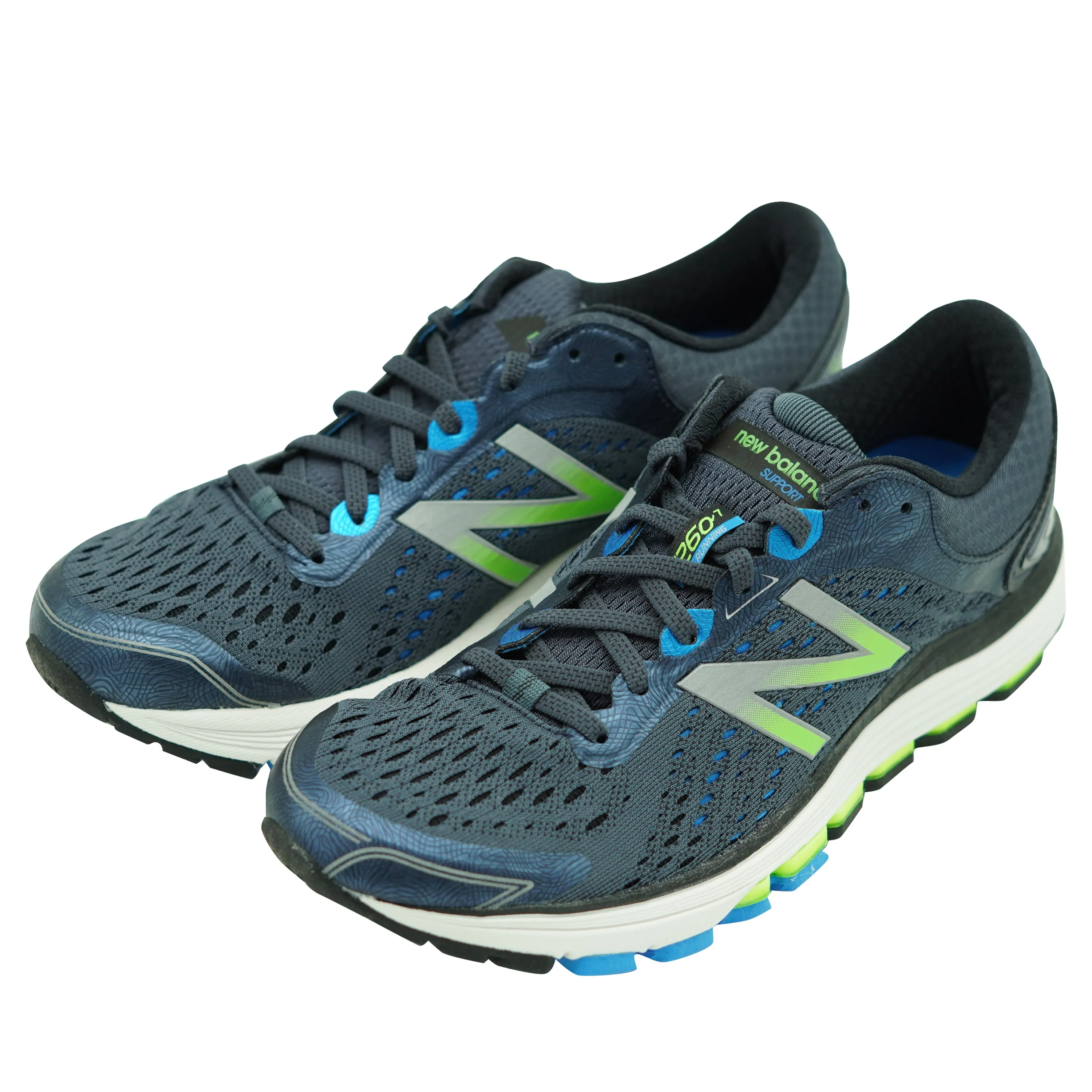 New Balance Men's 1260v7 Running Athletic Shoes Navy Blue Size 7