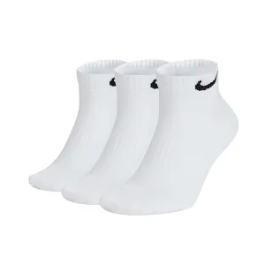 NIKE 3-Pack Low Socks (White)