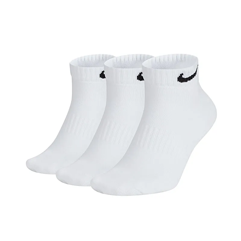 NIKE 3-Pack Low Socks (White)