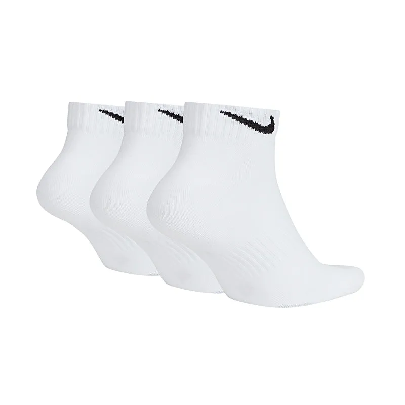 NIKE 3-Pack Low Socks (White)