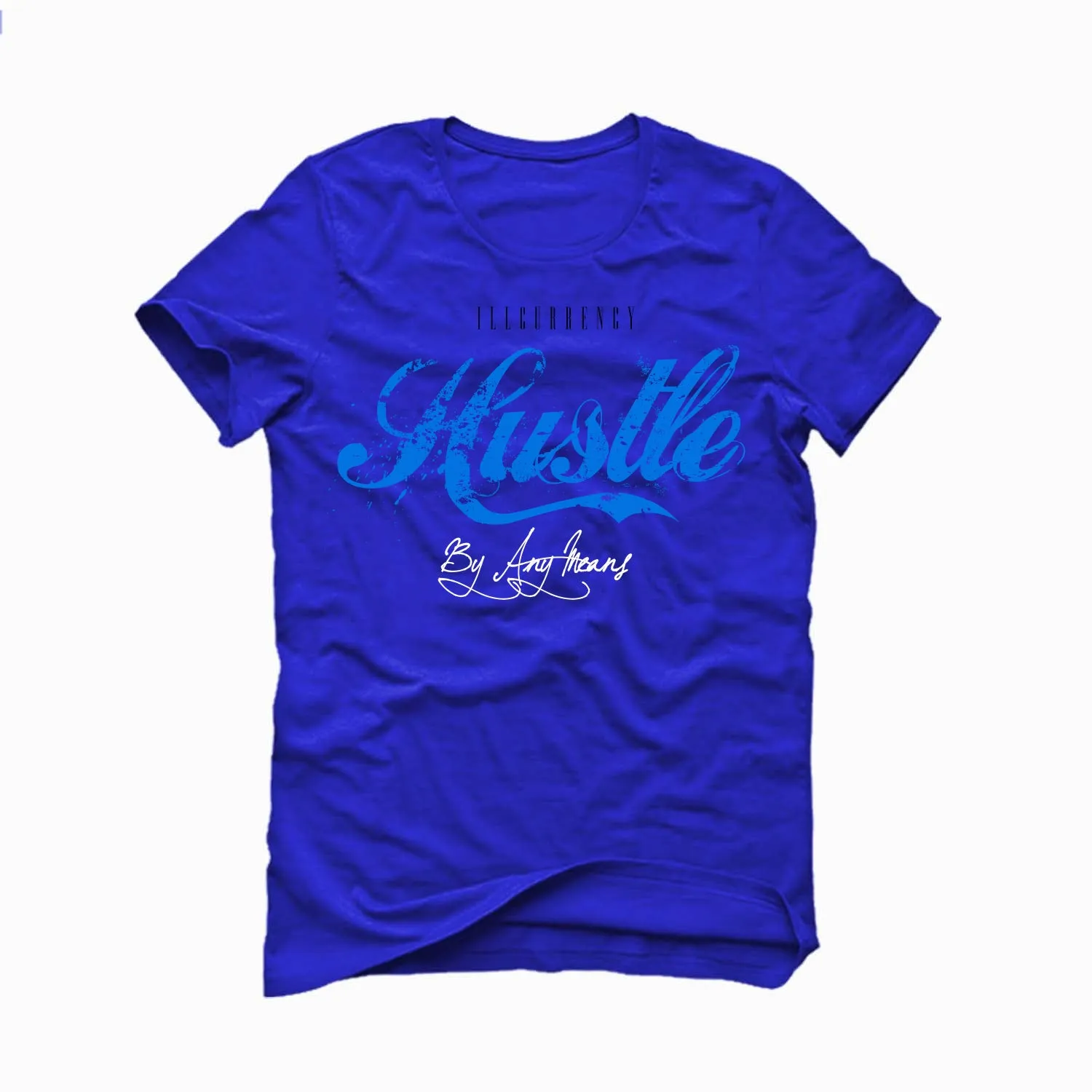 Nike Dunk Low “Jackie Robinson” Royal Blue T-Shirt (Hustle By Any Means)