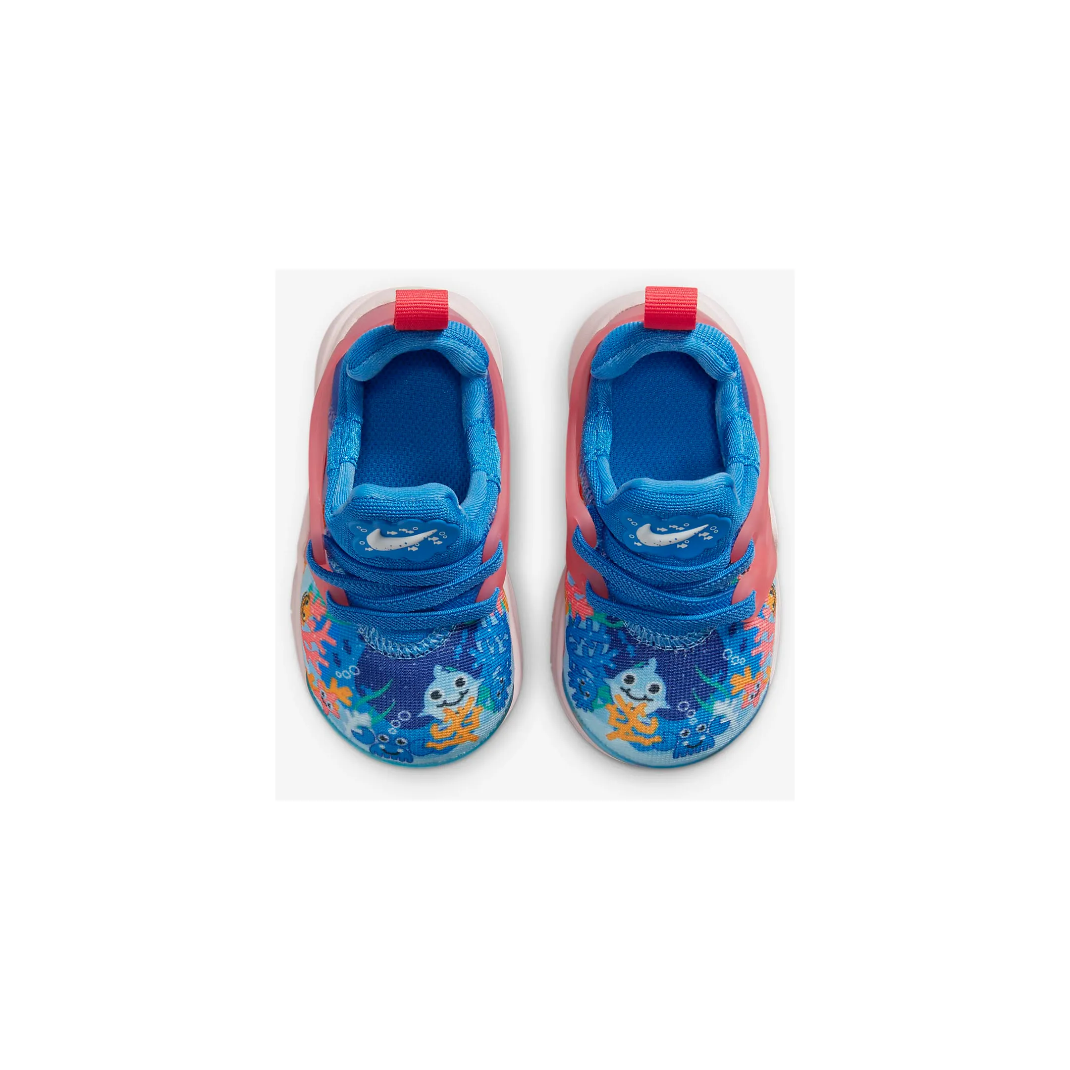 Nike Kid's Presto SE TD Shoes - Light Photo Blue / Sea Coral / Vivid Orange / Summit White