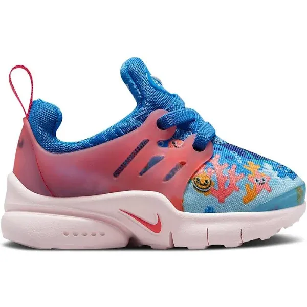 Nike Kid's Presto SE TD Shoes - Light Photo Blue / Sea Coral / Vivid Orange / Summit White