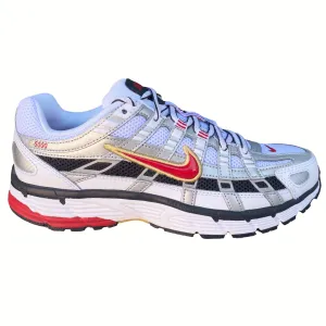 Nike scarpa sneakers da donna P-6000 BV1021-101 bianco-rosso