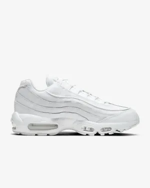 Nike scarpa sneakers da uomo Air Max 95 Essential CT1268 100 bianco-grigio