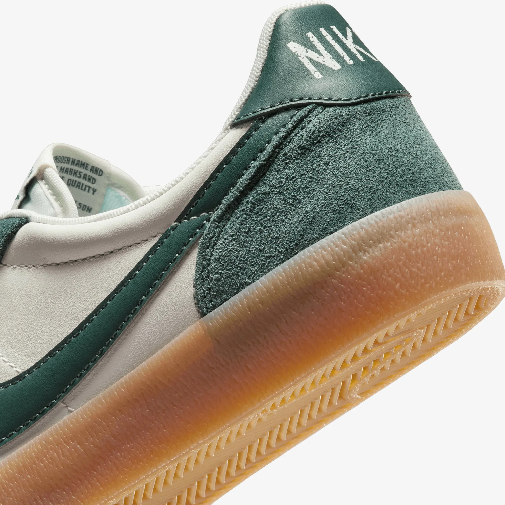 NIKE |WMN'S  KILLSHOT 2 { SAIL/VINTAGE GREEN-GUM YELLOW