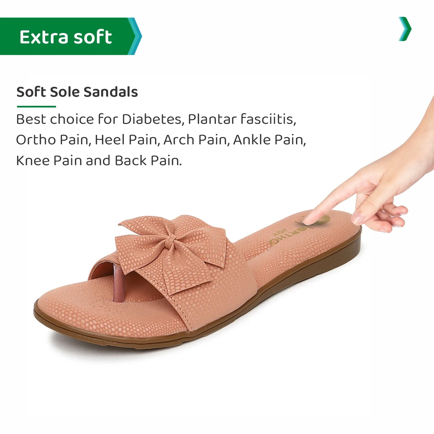 ORTHO JOY doctor slippers | Soft Fancy Footwear