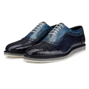 Oxford Sneakers- Croc Navy