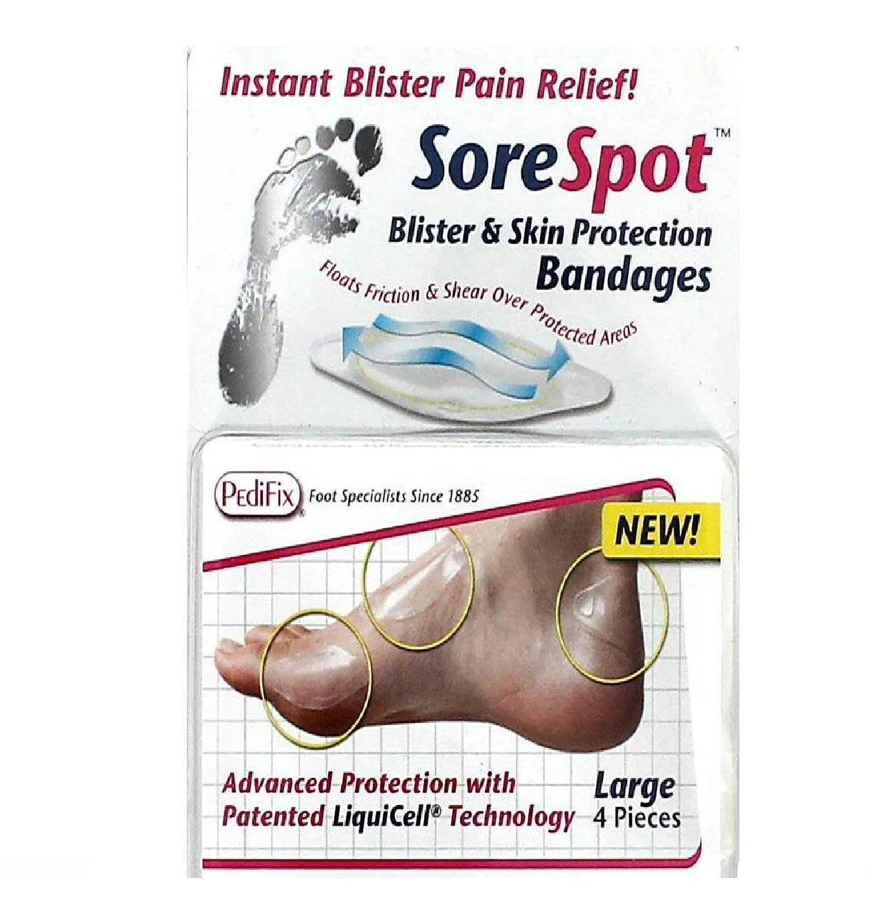 Pedifix  Sorespot Blister & Skin Protection Bandage (#PFP810)