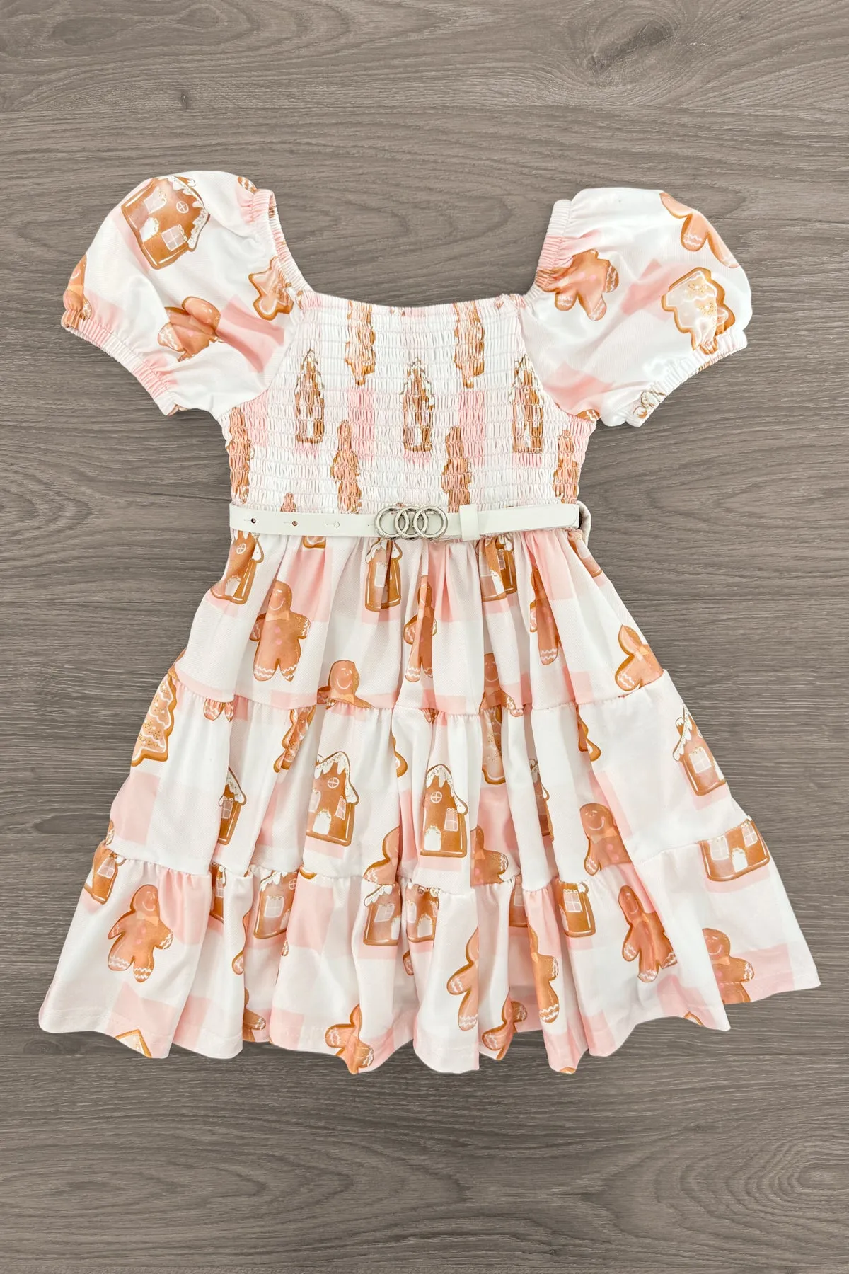 Pink Gingerbread Cookie Dress