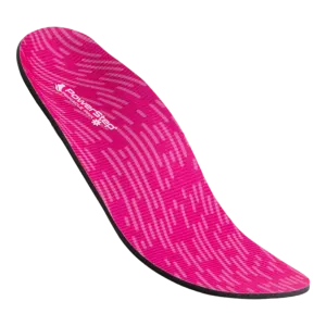 PowerStep Pink Insoles | Arch Pain Relief Orthotic for Women's Shoes