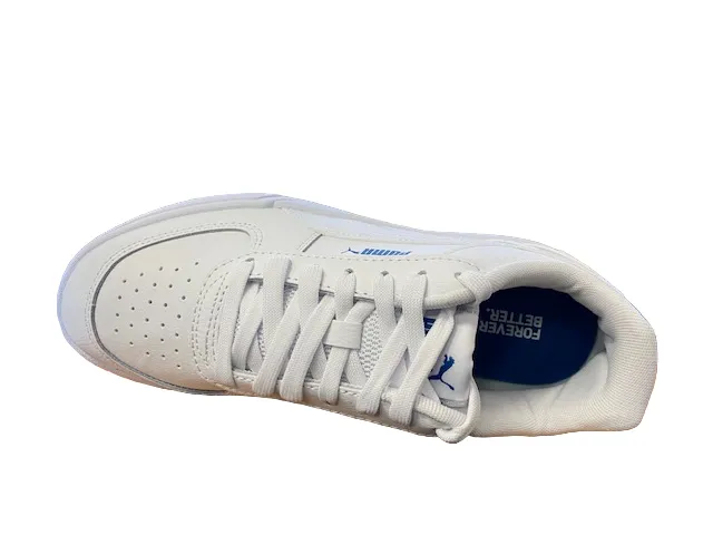 Puma scarpa sneakers bassa da uomo Caven 380810 20 bianco-blu