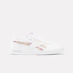 REEBOK WOMENS COURT ADVANCE - WHITE/PEACH GLOW