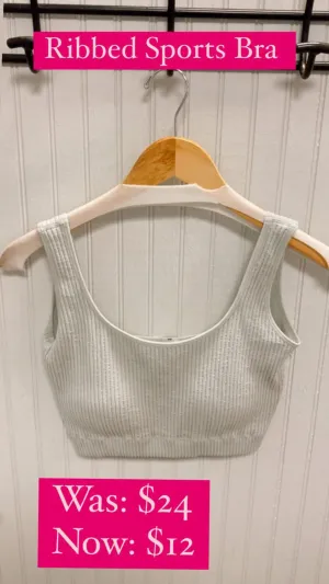 Ribbed Sports Bra