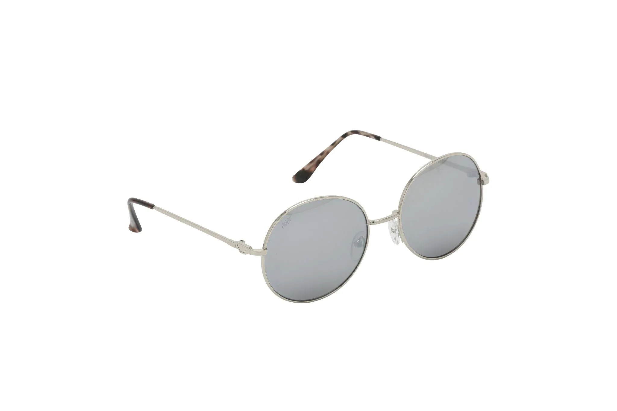 Round Unisex Reflective Metal Sunglasses The Fuzz