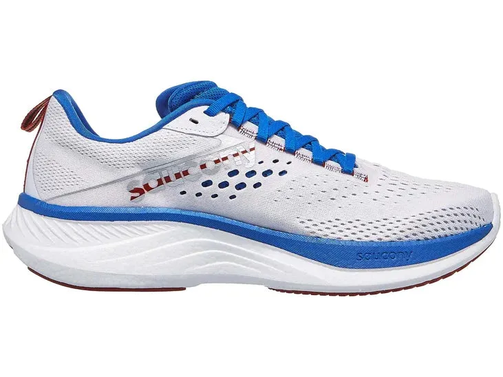 Saucony | Ride 17 | Men's | White/Cobalt