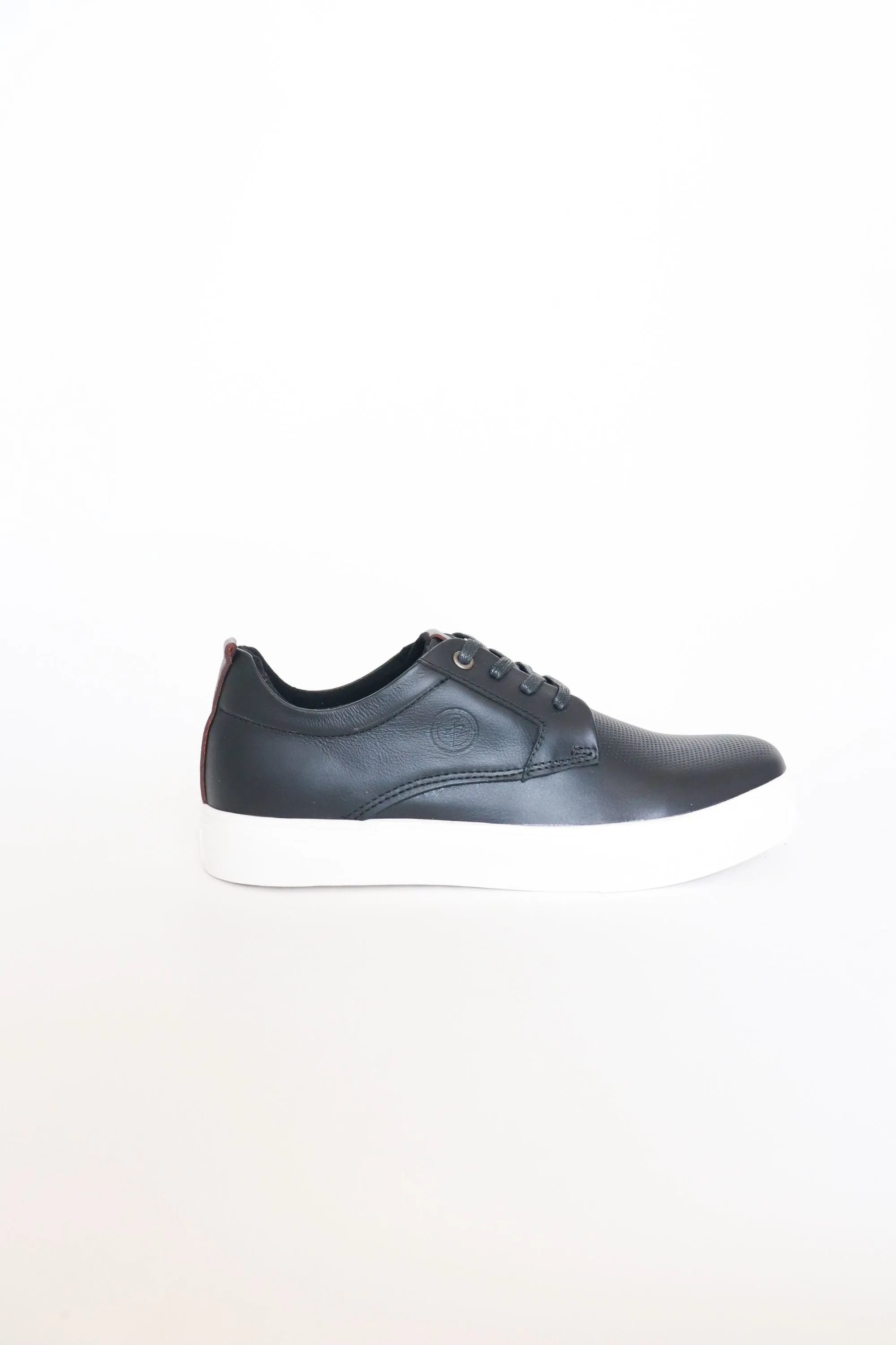 SNEAKERS WALKER EN CUERO NEGRO PARA HOMBRE / REF: SPN 2805