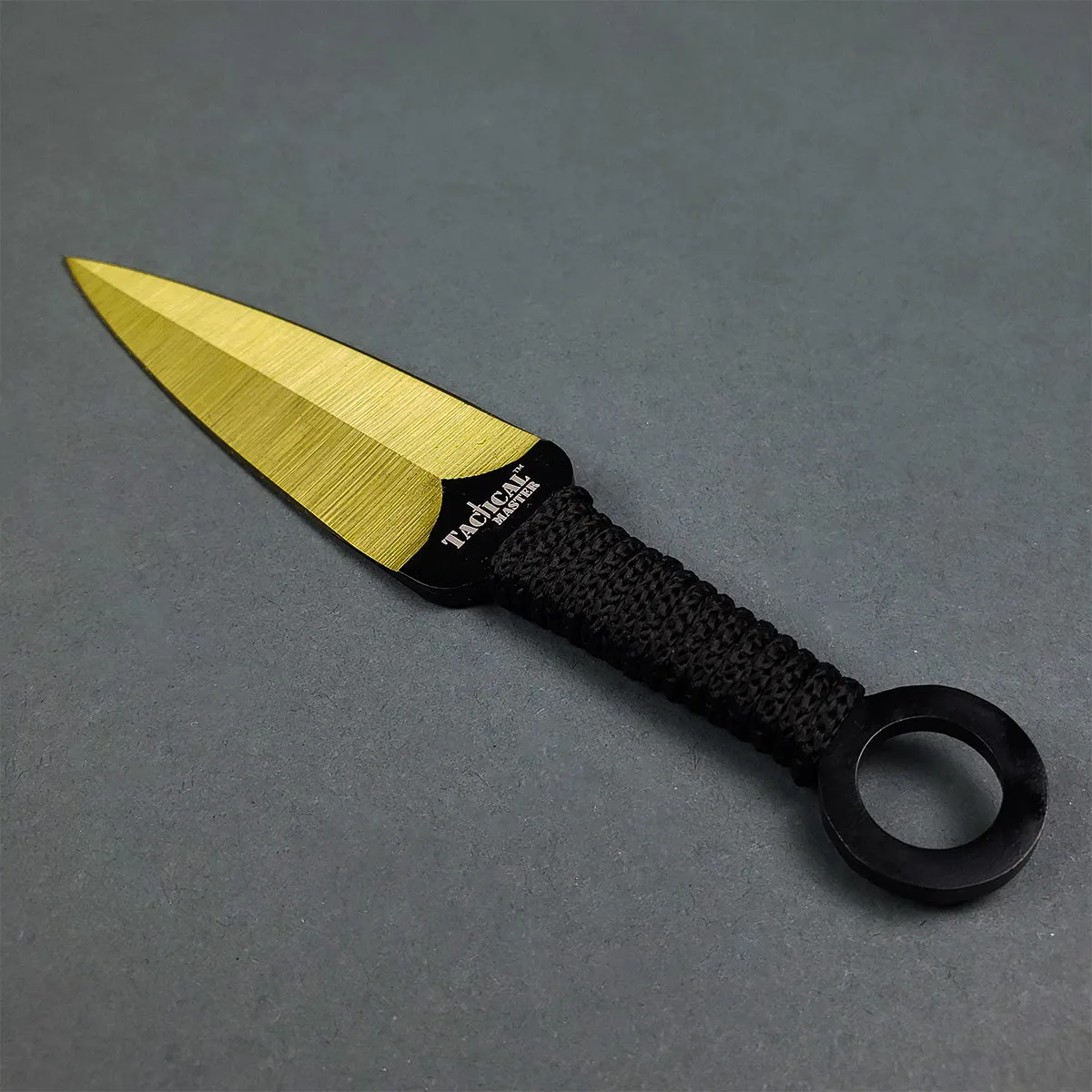 Tactical Master 27" Yellow Machete Tanto Blade with 2 pcs 6" throwing knife