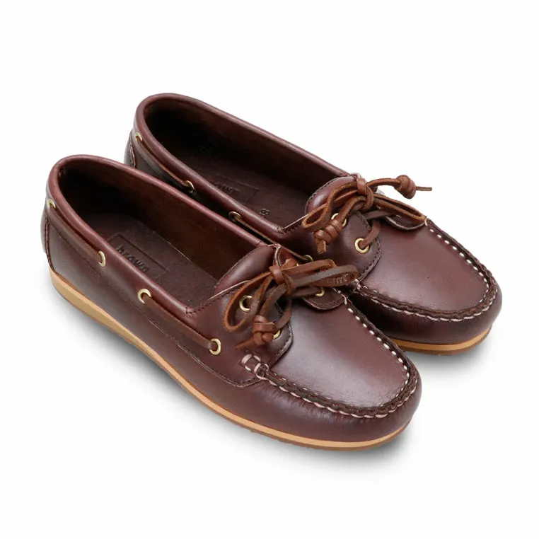 The Sailor's Boat Shoes - Oil Leather Brandy Brown