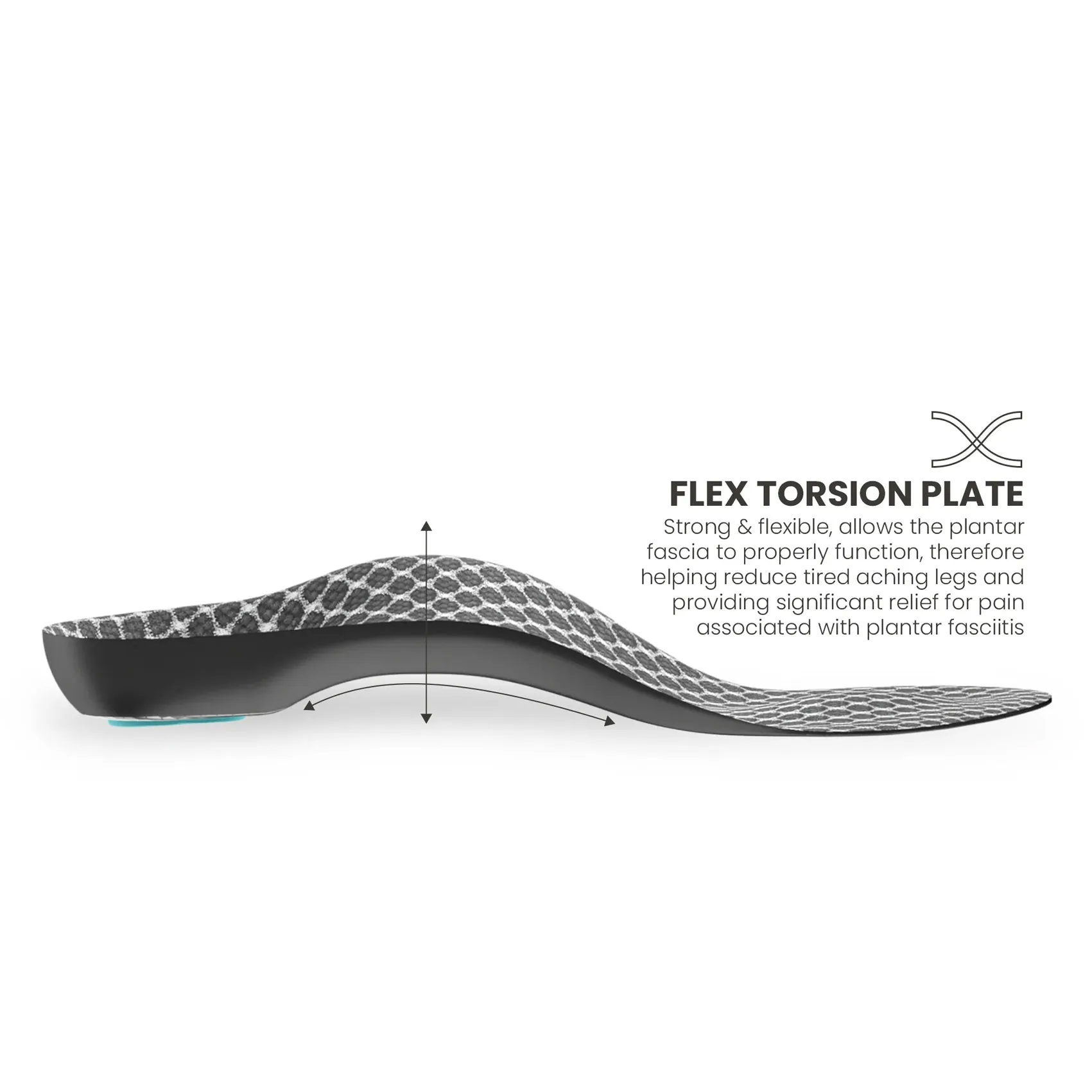 Unisex Lightfeet Plantar Fasciitis Moderate Arch Insole